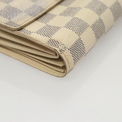 Louis Vuitton Alexandra Wallet Damier, WHITE, CANVAS, Wallets
