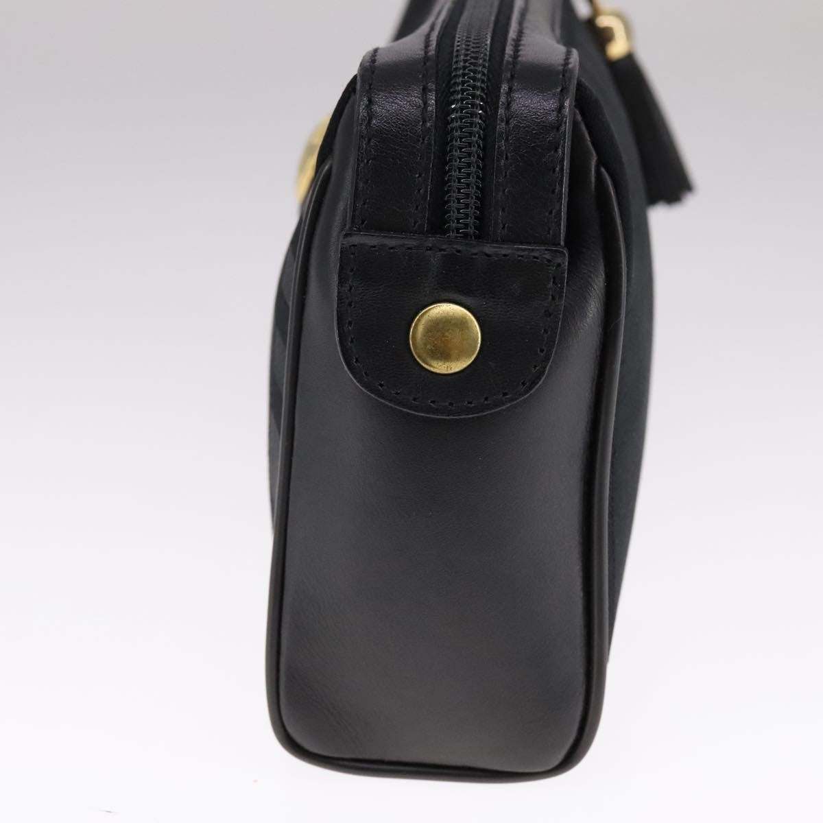 Burberry Nova check Pochette Canvas, BLACK, CANVAS, Clutche & pouche