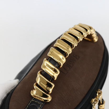 Loewe Vintage Velazquez Top Handle Bag Leather, BLACK, LEATHER, Handbag