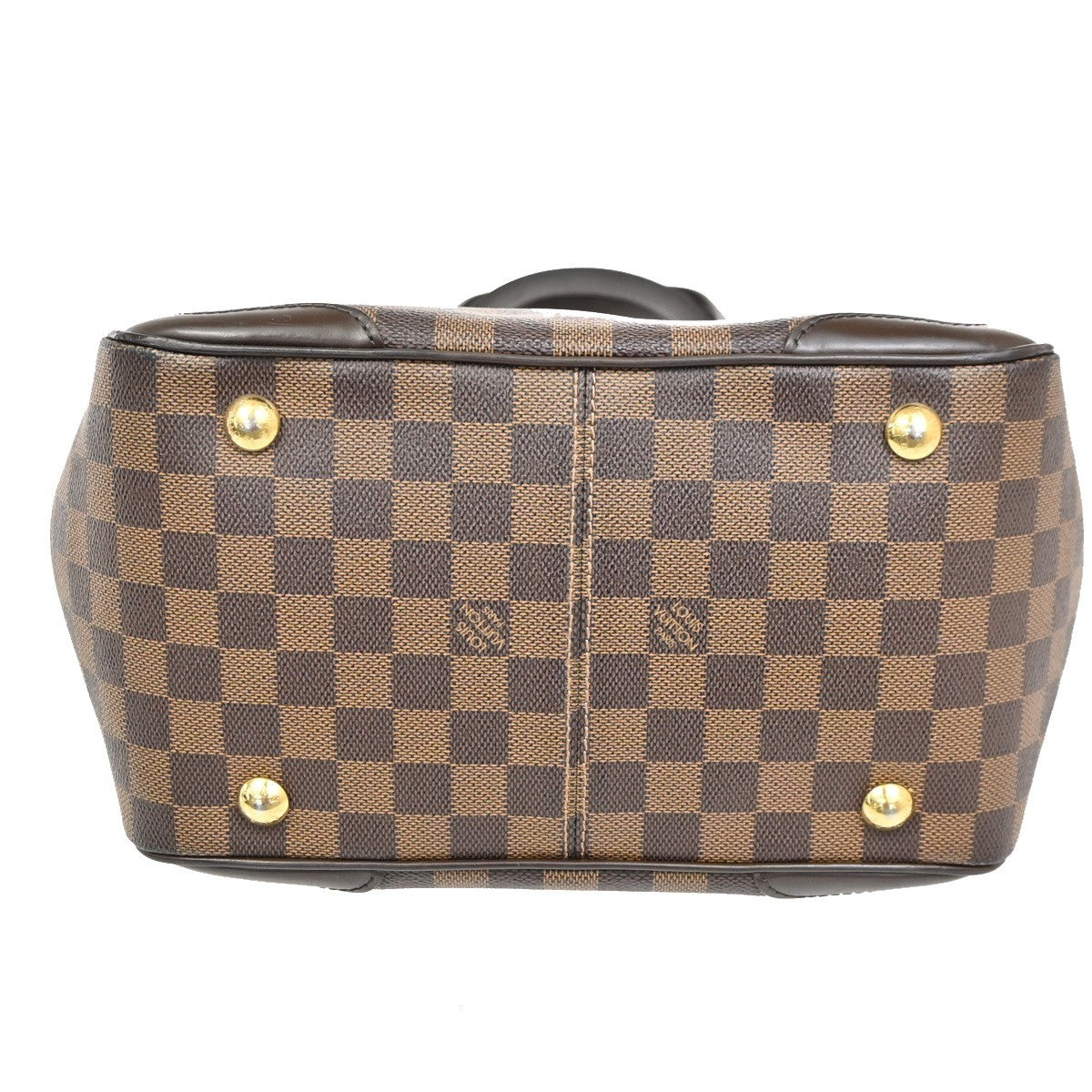 Louis Vuitton Verona Handbag Damier, BROWN, CANVAS, Shoulder bag