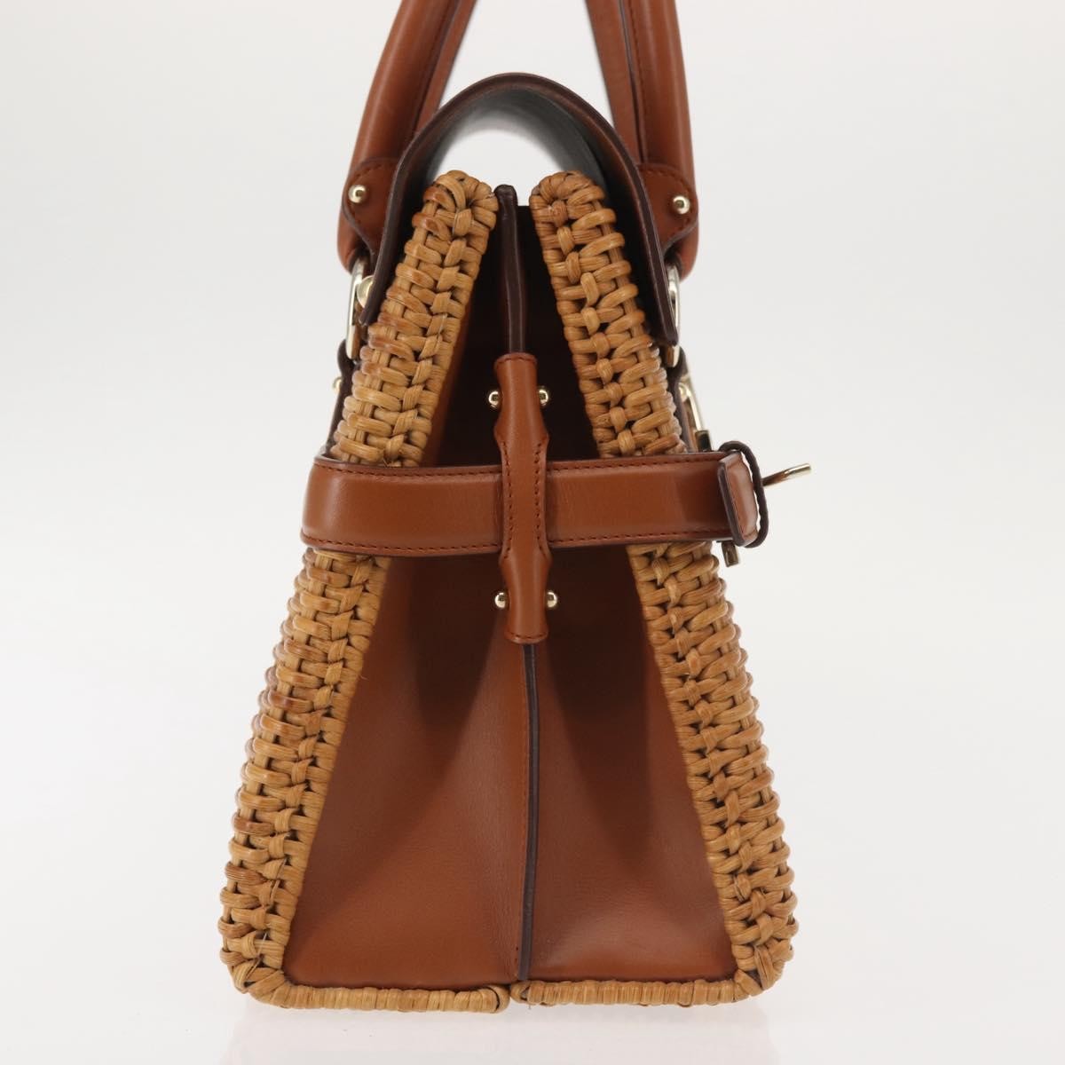 Salvatore Ferragamo Gancini mini handbag Wood, BEIGE, WOOD, Handbag
