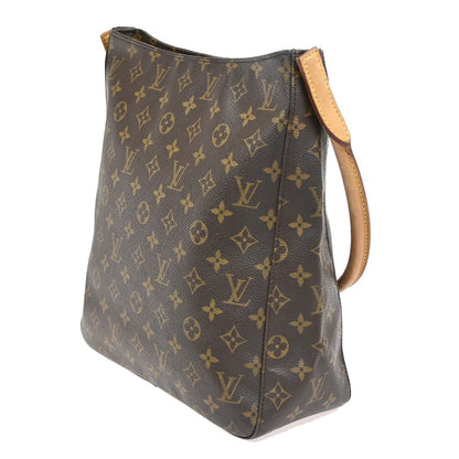 Louis Vuitton Looping Handbag Monogram Canvas, BROWN, CANVAS, Shoulder bag