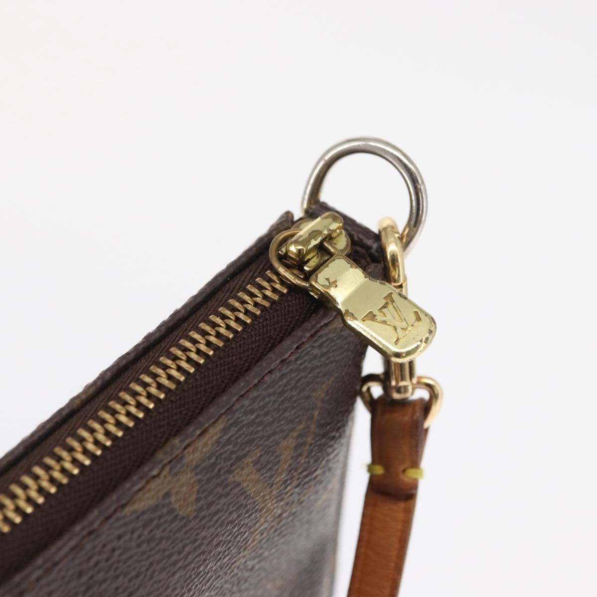 Louis Vuitton Pochette Accessoires NM Monogram Canvas, BROWN, CANVAS, Clutche & pouche