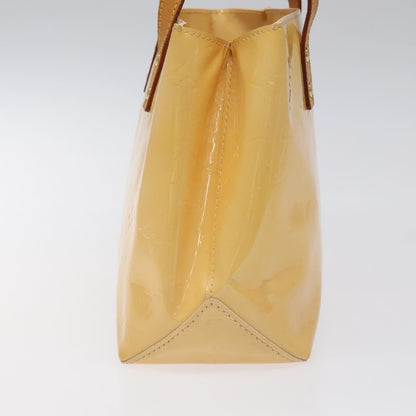 Louis Vuitton Vernis Houston Bag labellov, YELLOW, LEATHER, Handbag