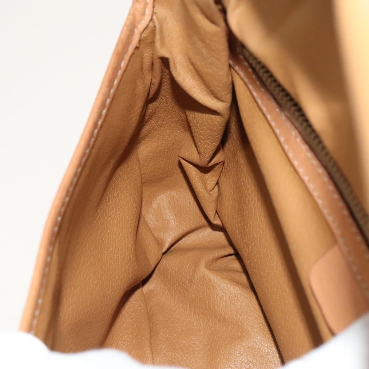Celine Macadam Shoulder Bag PVC Leather, BROWN, PVC,CANVAS, Crossbody bag
