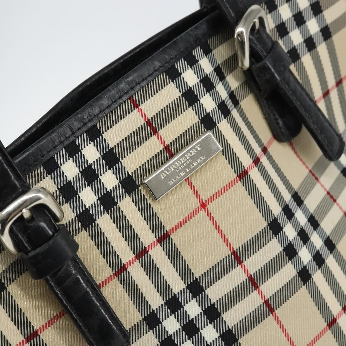Burberry Nova Check Tote Nylon, BEIGE, NYLON, Tote bag