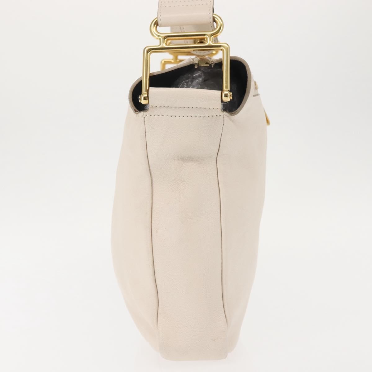 Chloe Vanessa Shoulder Bag Leather, ECRU, LEATHER, Shoulder bag