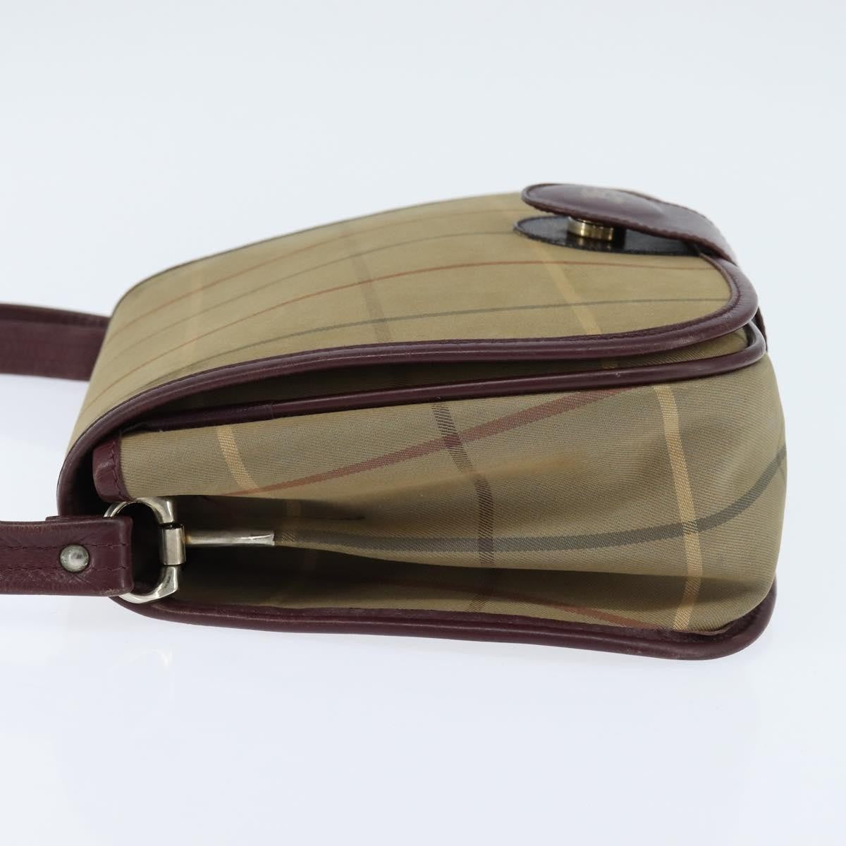 Burberry Nova check Shoulder bag Canvas, BEIGE, CANVAS, Shoulder bag