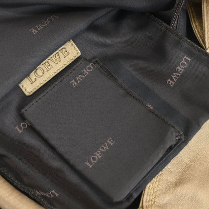 Loewe Anagram Logo Nappa Aire Hand Bag Leather, GOLD, LEATHER, Handbag