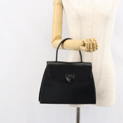 Givenchy Twist lock top handle bag Leather, BLACK, LEATHER, Handbag