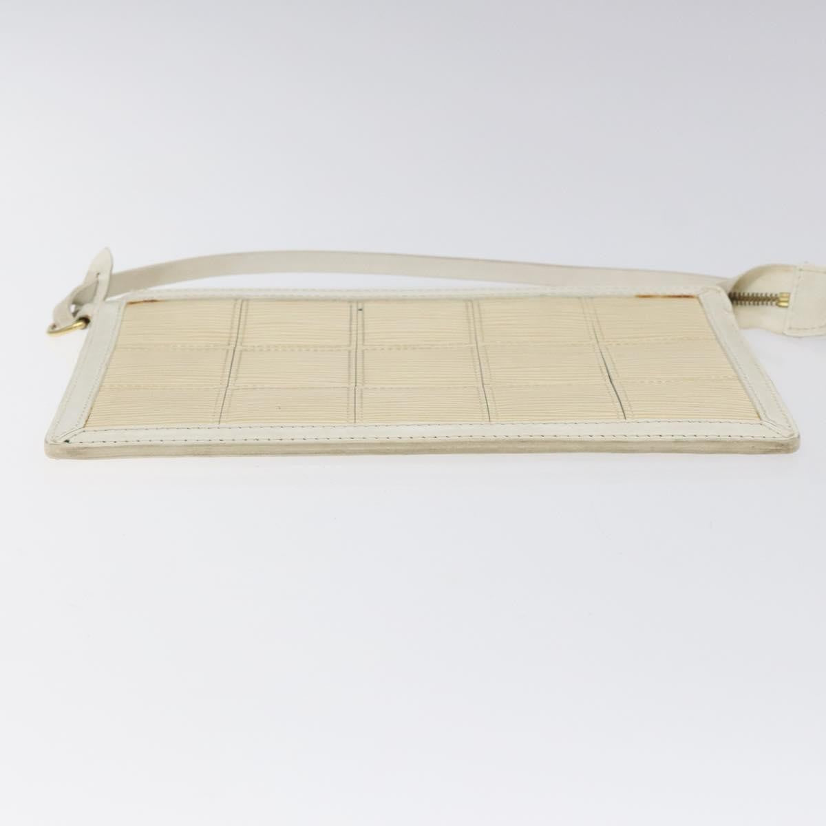 Louis Vuitton Delmonico Pochette Stretch Epi Leather, Beige, Leather, Clutch