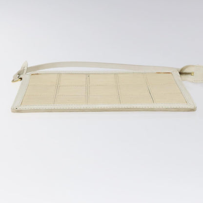 Louis Vuitton Delmonico Pochette Stretch Epi Leather, Beige, Leather, Clutch