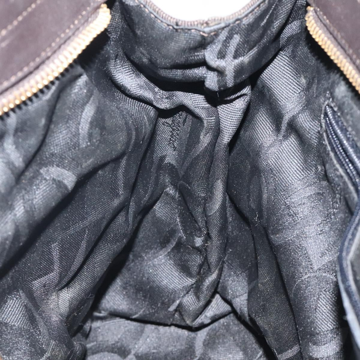 Salvatore Ferragamo Vala Handbag Canvas, BROWN, CANVAS, Handbag