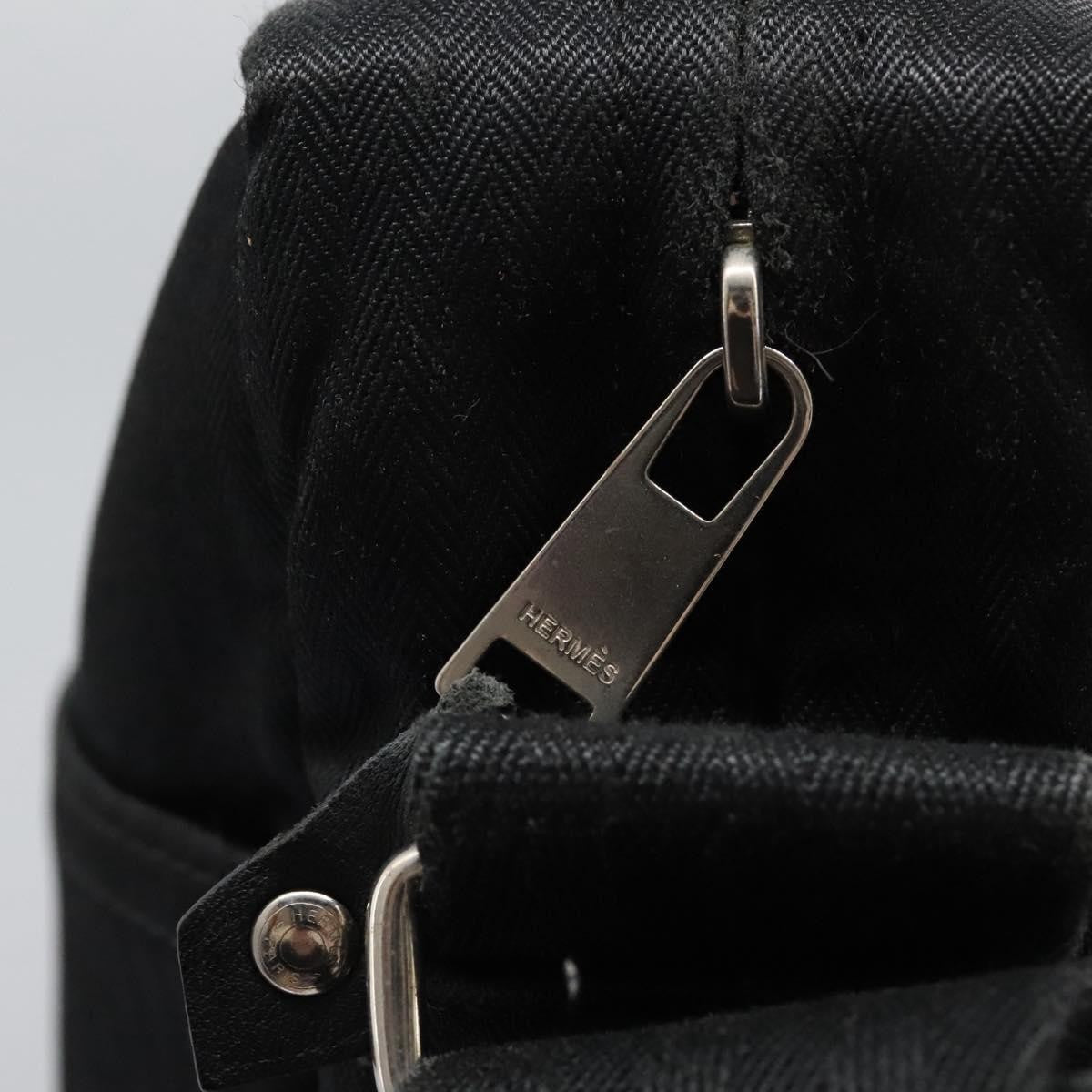 Hermes Acapulco Messenger Nylon, BLACK, NYLON, Shoulder bag