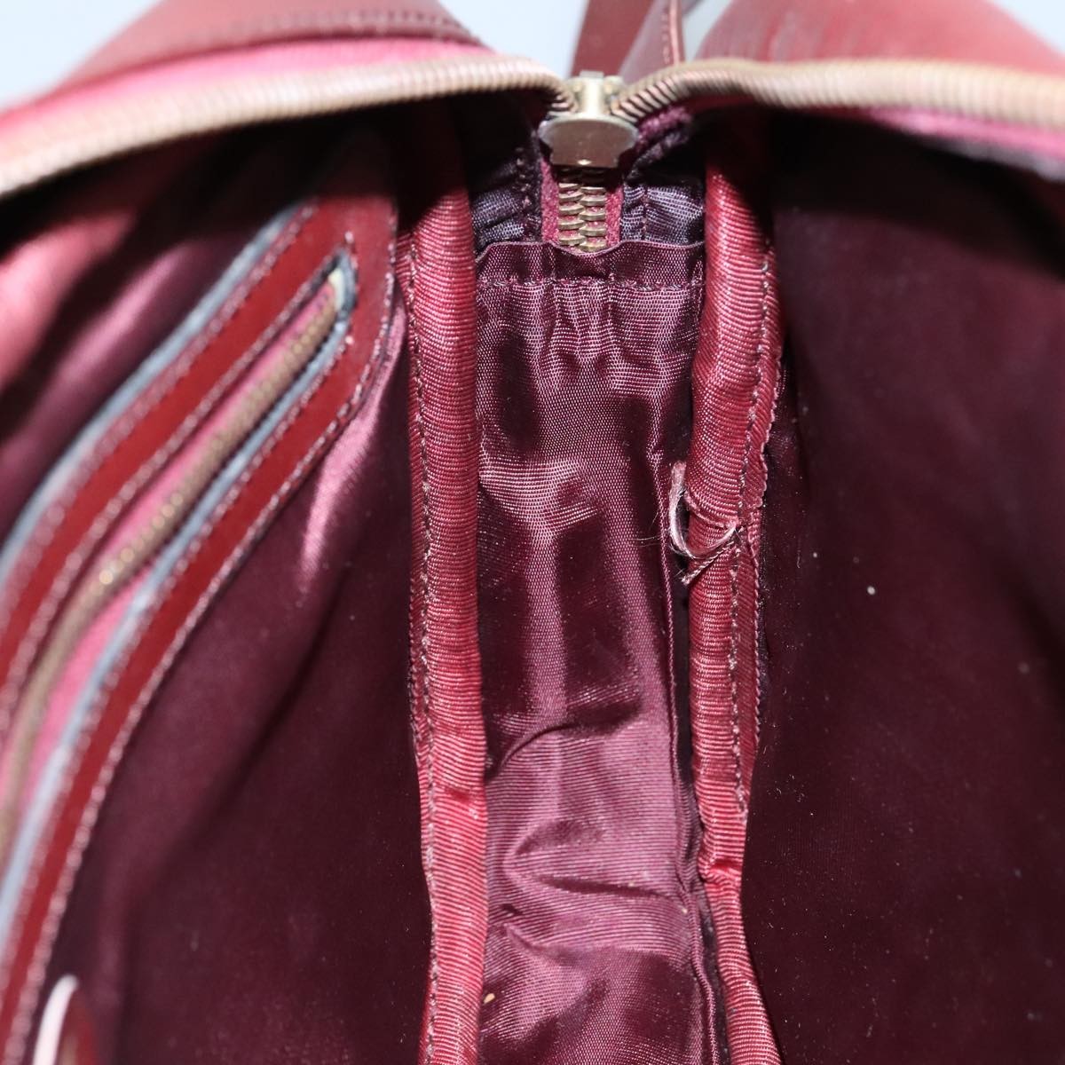 cartier Must de Cartier Shoulder Bag Leather, Burgundy, Leather, Shoulder Bag