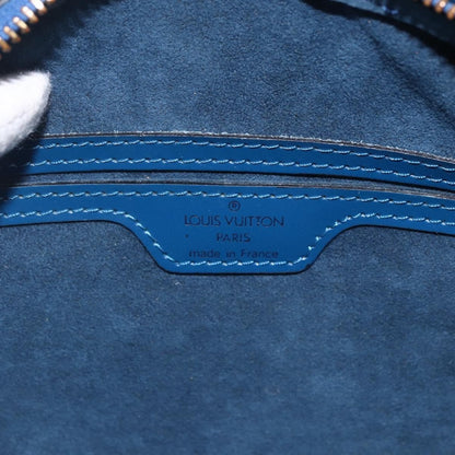 Louis Vuitton Soufflot Handbag Epi Leather, BLUE, LEATHER, Shoulder bag