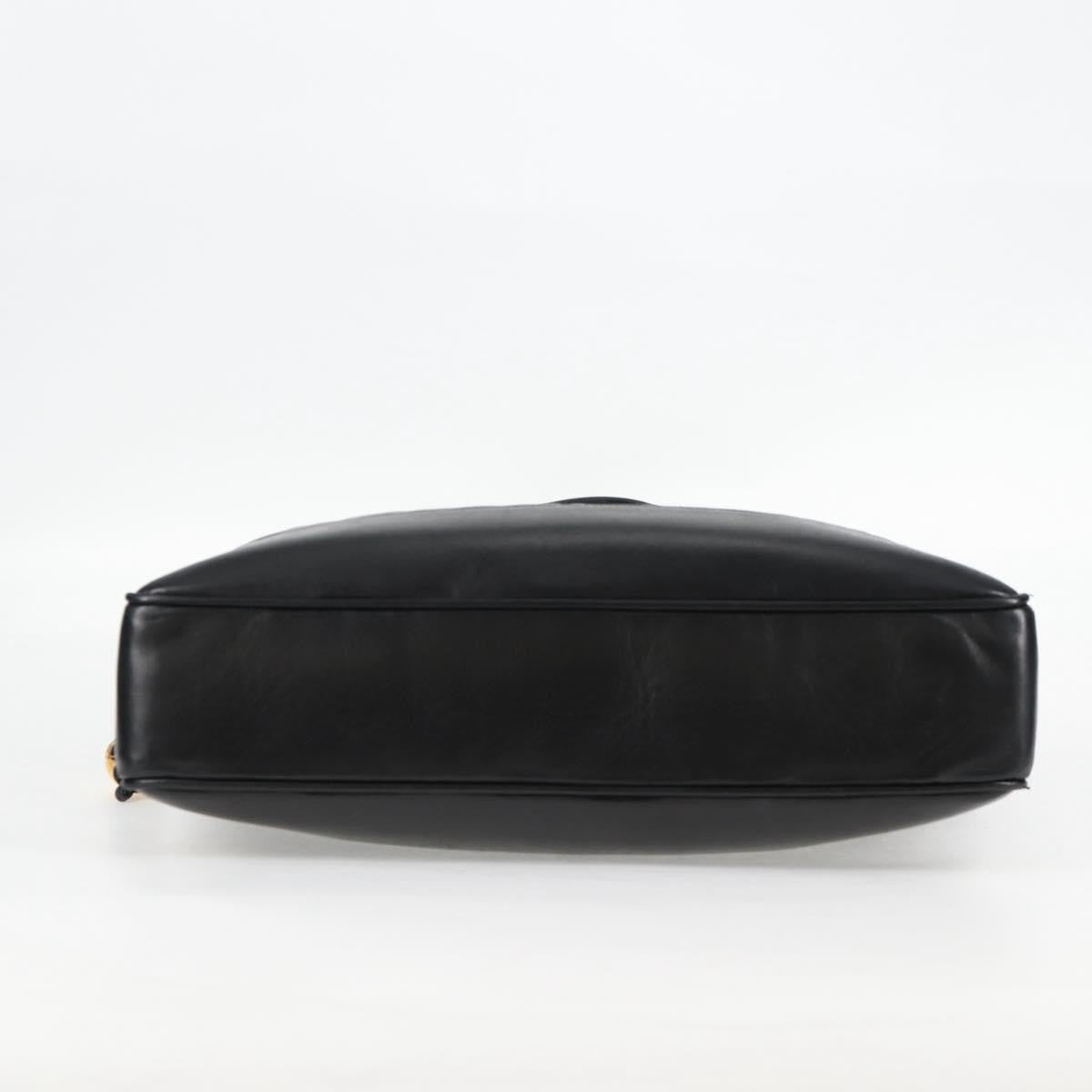 Chanel Vintage Shopping Tote Quilted Lambskin, BLACK, LEATHER, Tote bag