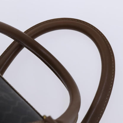 Christian Dior Vintage Honeycomb Handbag Canvas Leather, BLACK, CANVAS, Handbag