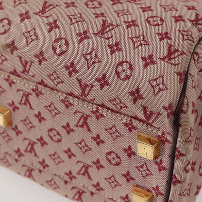 Louis Vuitton Josephine Handbag Mini Lin, RED, CANVAS, Handbag