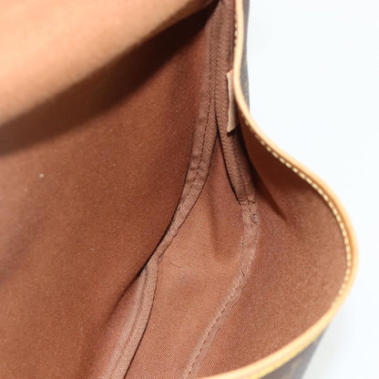 Louis Vuitton Saumur Handbag Monogram Canvas, Brown, Canvas, Shoulder Bag
