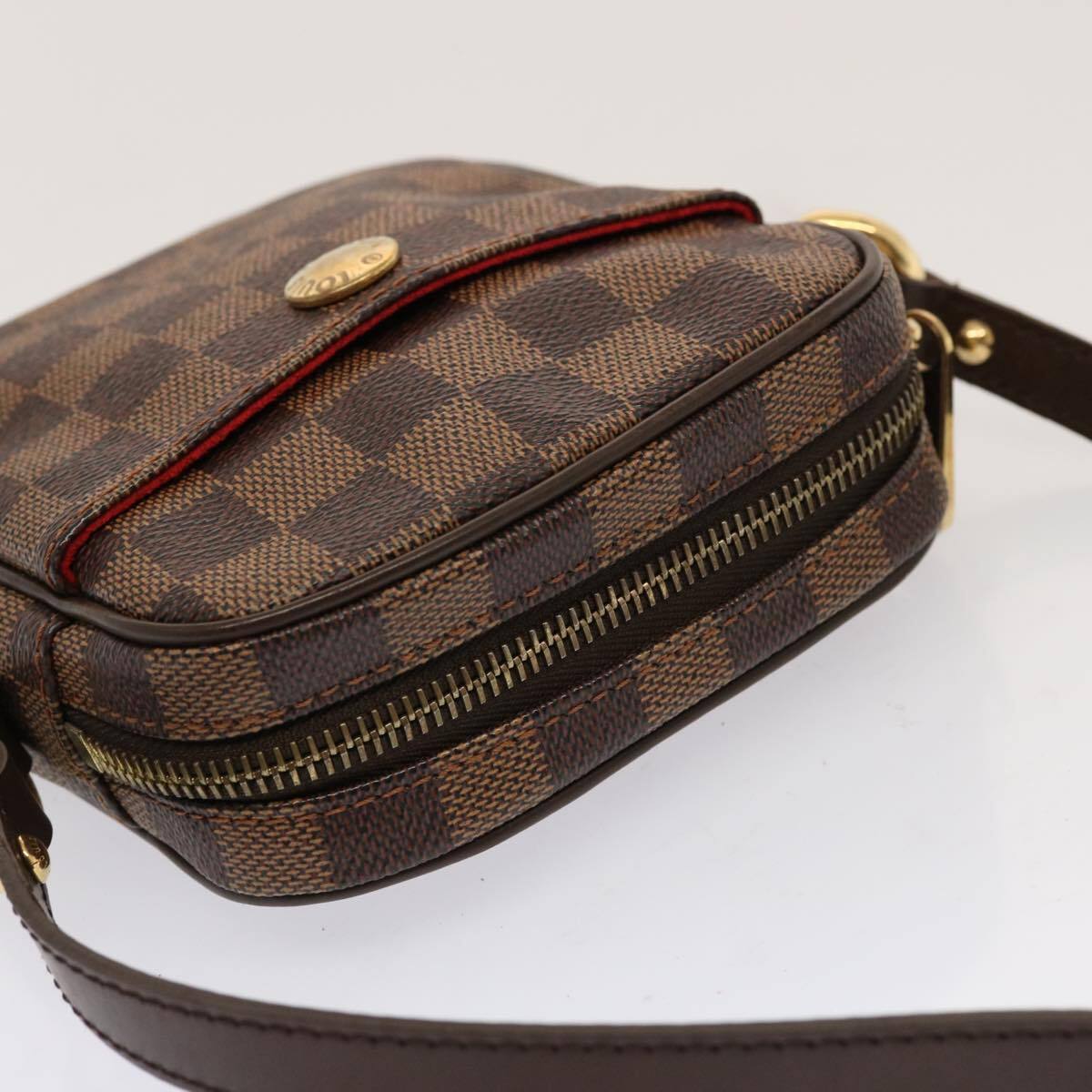 Louis Vuitton Rift Handbag Damier, BROWN, CANVAS, Handbag