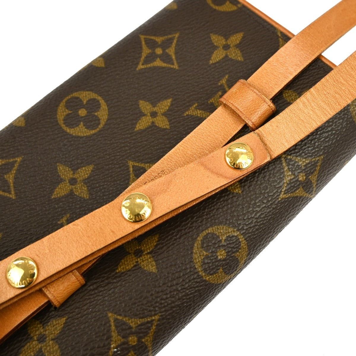 Louis Vuitton Florentine Waist Bag Monogram Canvas, BROWN, CANVAS, Shoulder bag