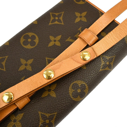 Louis Vuitton Florentine Waist Bag Monogram Canvas, BROWN, CANVAS, Shoulder bag
