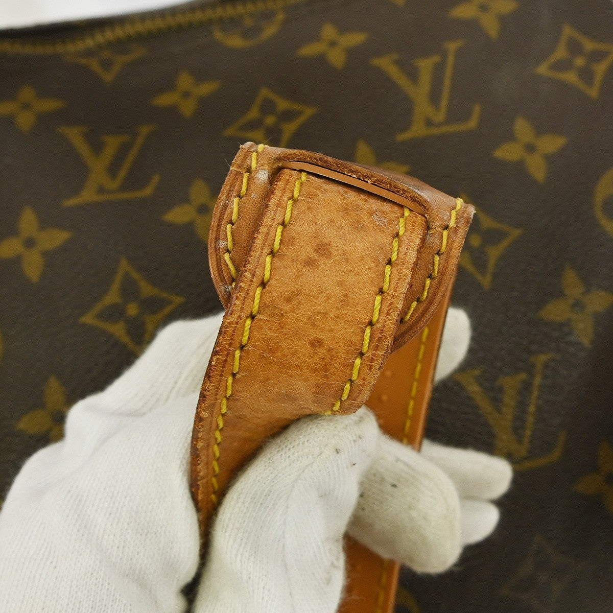 Louis Vuitton Keepall Bandouliere Bag Monogram Canvas, BROWN, CANVAS, Travel bag