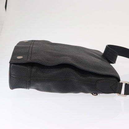 Bally Vintage Shoulder Bag Leather, BLACK, LEATHER, Shoulder bag