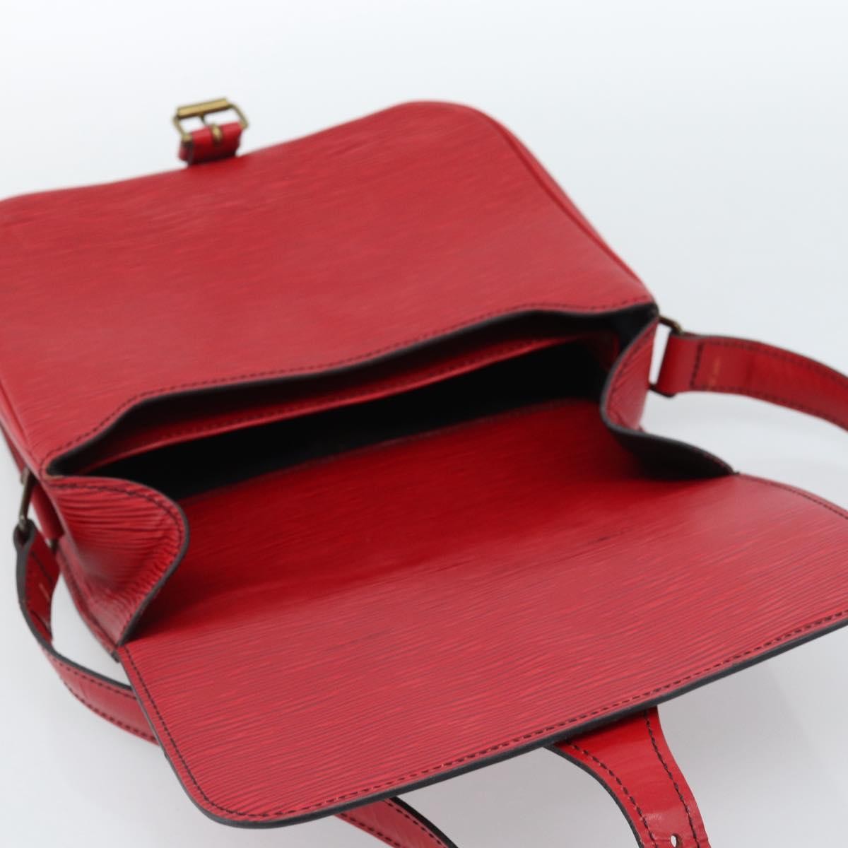 Louis Vuitton Cartouchiere Handbag Epi Leather, Red, Leather, Shoulder Bag