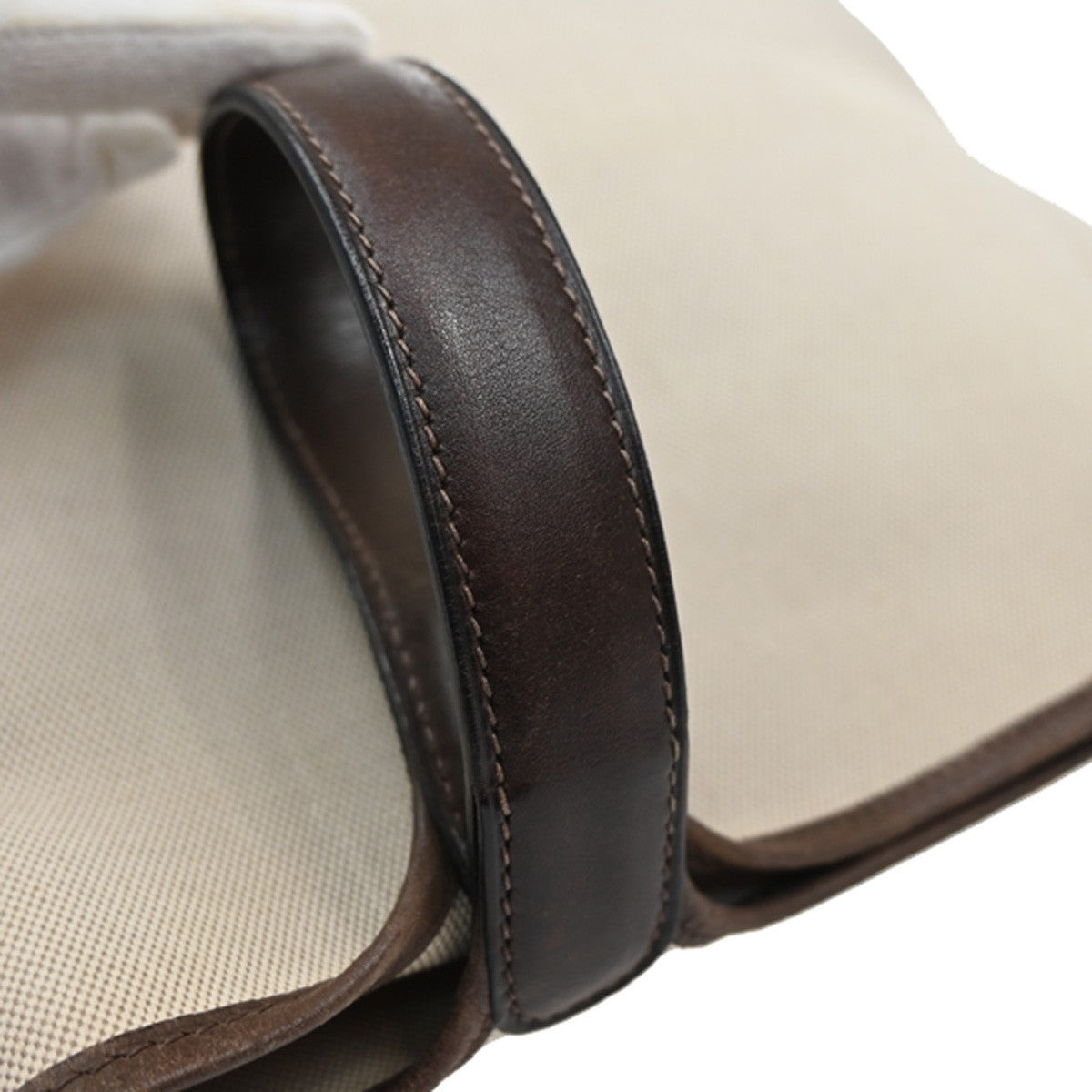 Hermes Picotin Bag Toile and Leather, Beige, Canvas, Bag