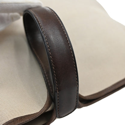 Hermes Picotin Bag Toile and Leather, Beige, Canvas, Bag