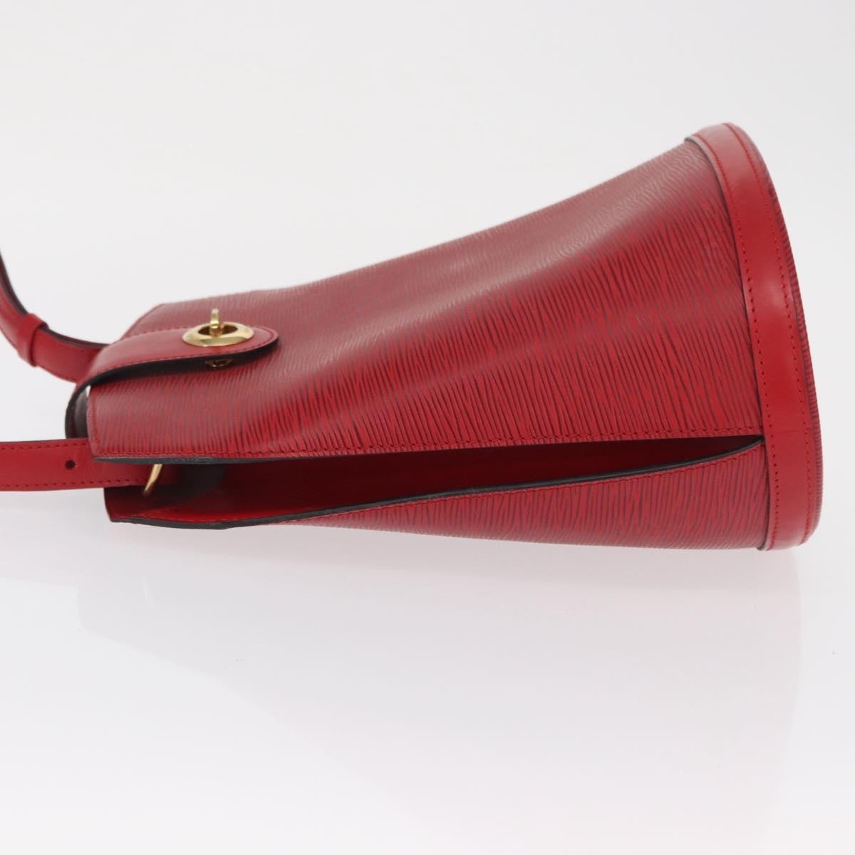 Louis Vuitton Cluny Shoulder Bag Epi Leather, RED, LEATHER, Shoulder bag