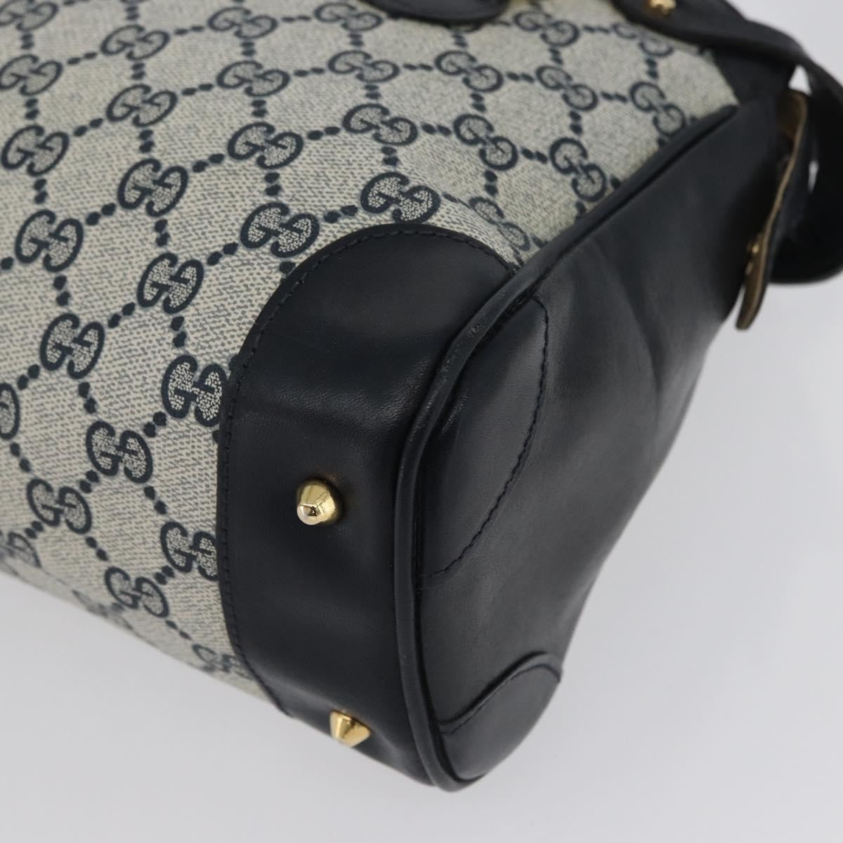 Gucci GG supreme handbag GG canvas, NAVY, PVC, Handbag