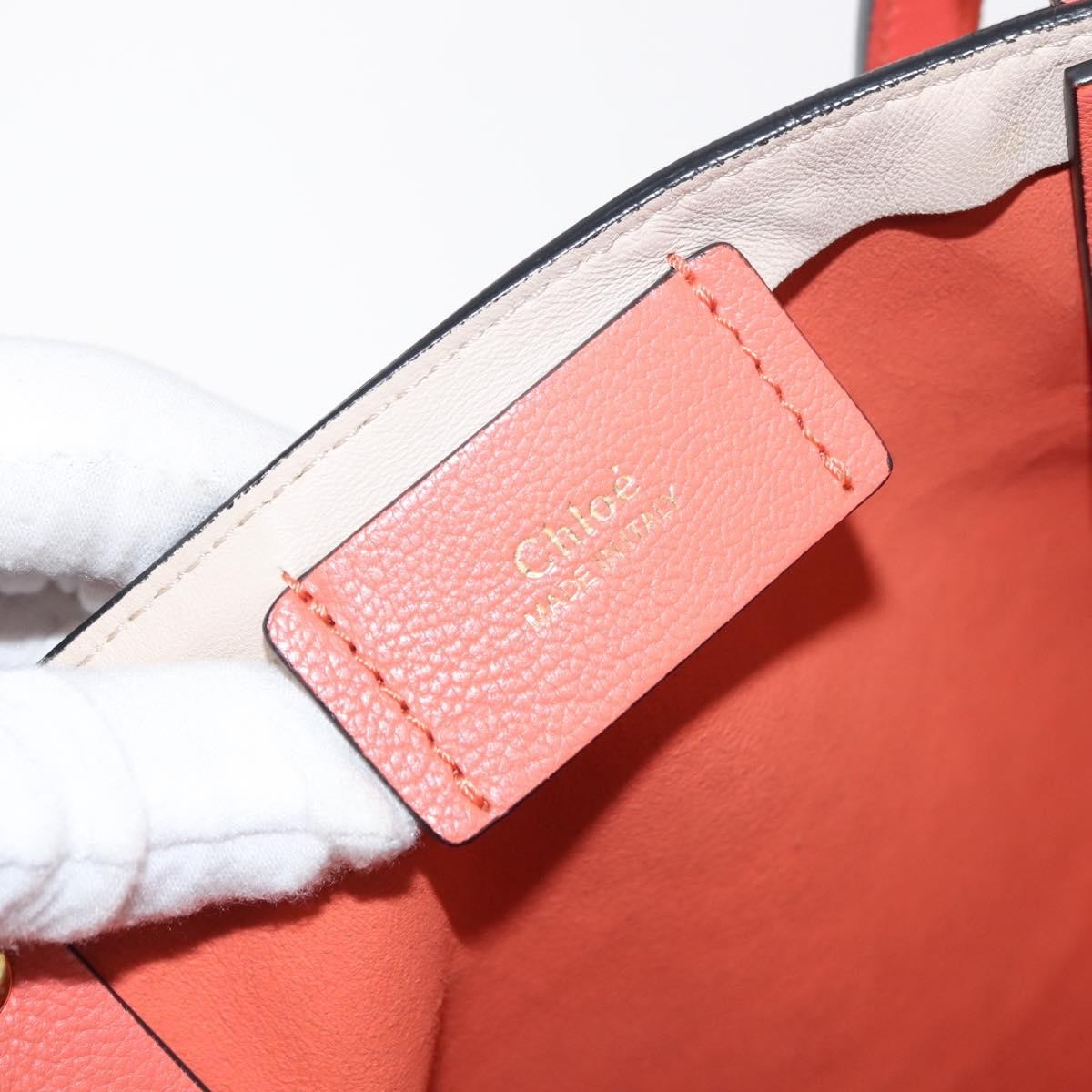 Chloe Dilan Tote Leather, PINK, LEATHER, Tote bag