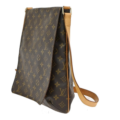 Louis Vuitton Musette Salsa Handbag Monogram Canvas, Brown, Canvas, Shoulder Bag