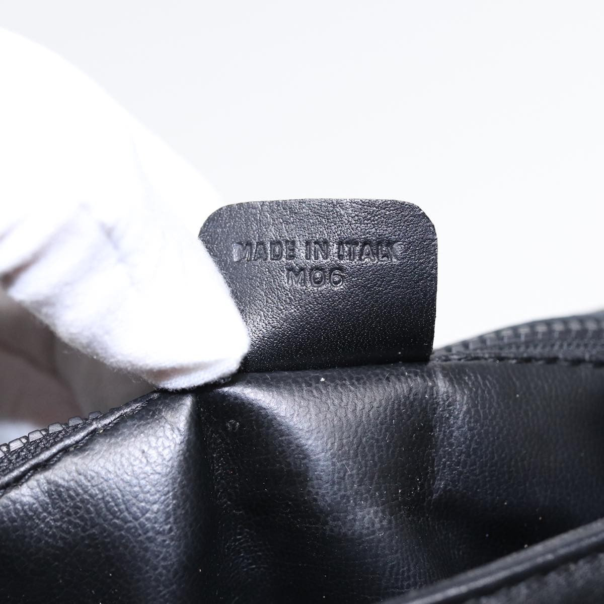 Celine Vintage Macadam Handbag vinyle, BLACK, LEATHER, Shoulder bag