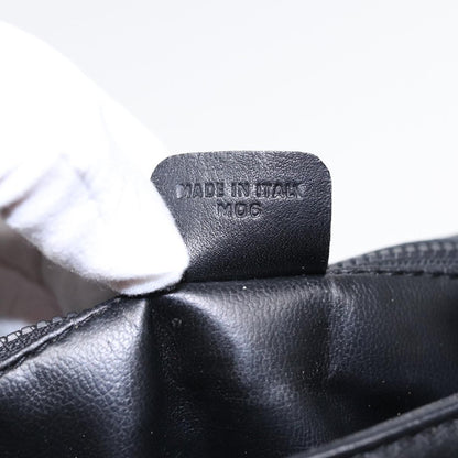 Celine Vintage Macadam Handbag vinyle, BLACK, LEATHER, Shoulder bag