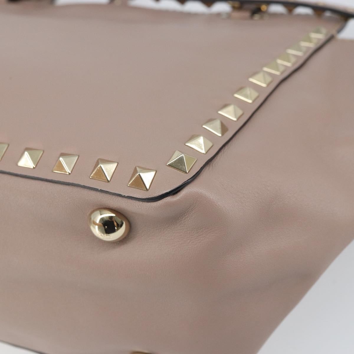 Valentino Garavani Rockstud Tote Soft Leather, PINK, LEATHER, Tote bag