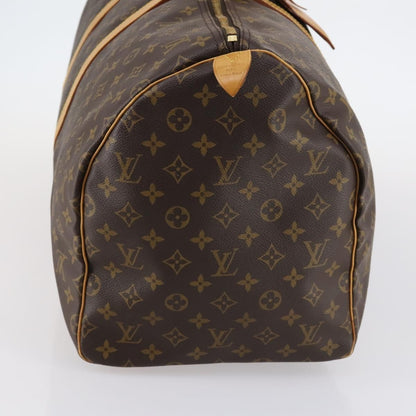 Louis Vuitton Keepall Bag Monogram Canvas, BROWN, CANVAS, Travel bag