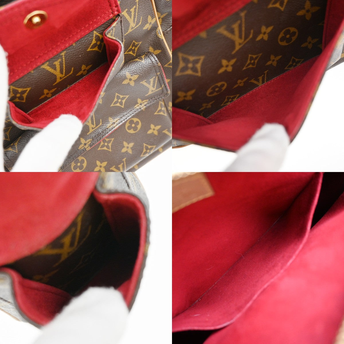 Louis Vuitton Excentri-Cite Handbag Monogram Canvas, BROWN, CANVAS, Handbag
