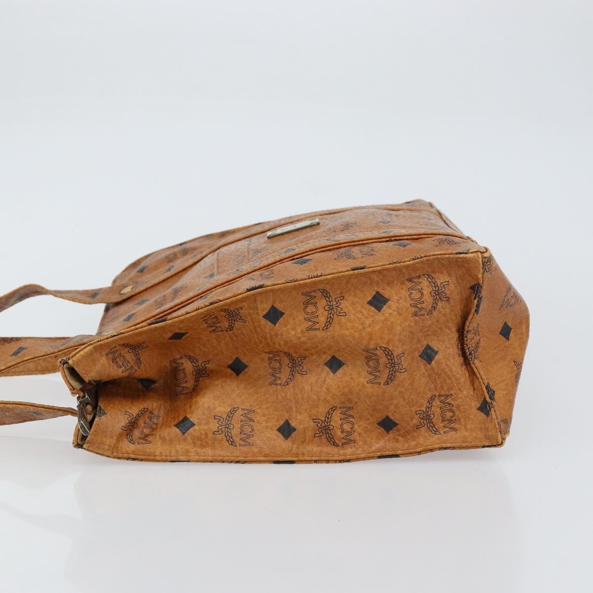 MCM Vintage Visetos Tote bag Canvas, BROWN, CANVAS, Tote bag