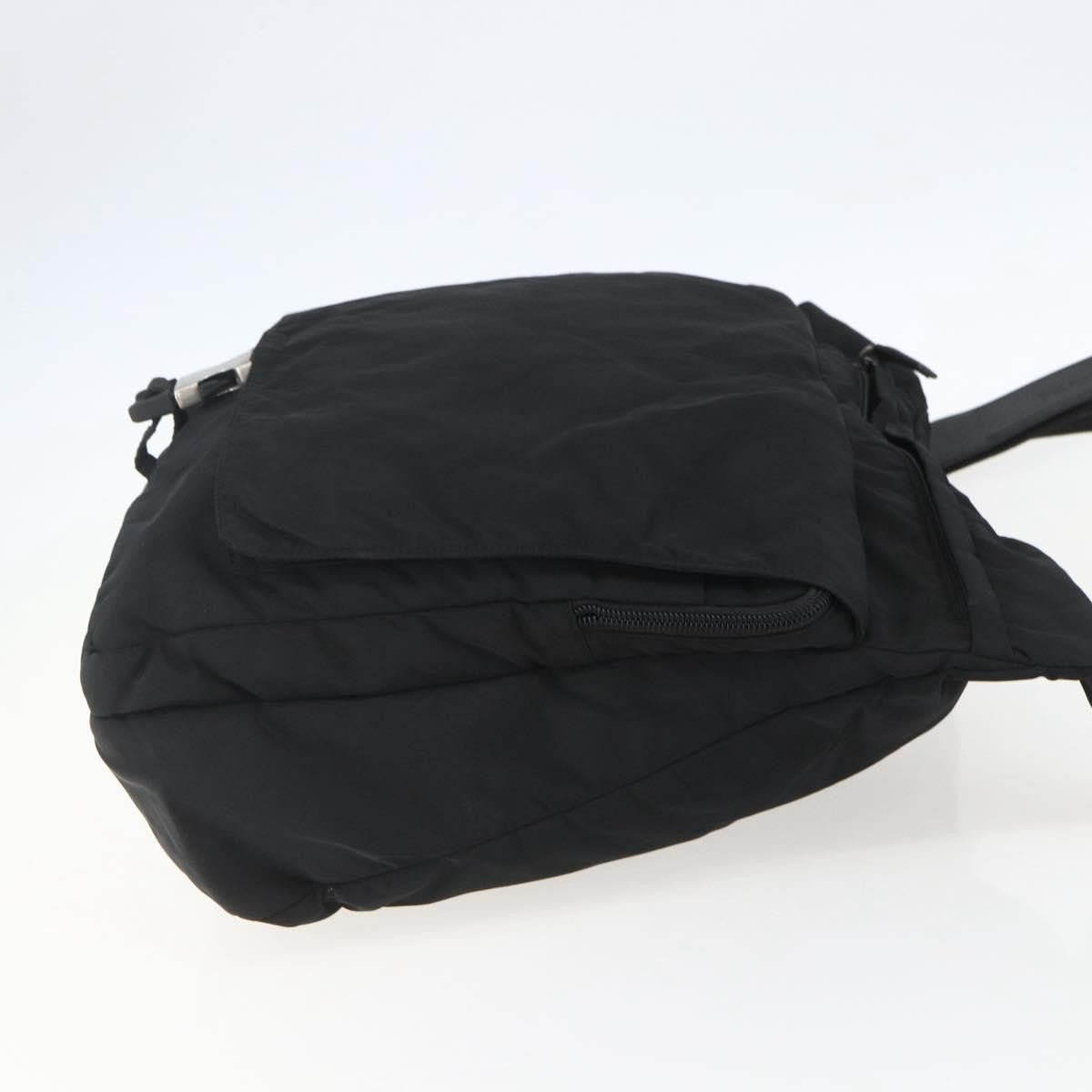 Prada Vintage Shoulder Bag Tessuto, BLACK, NYLON, Shoulder bag