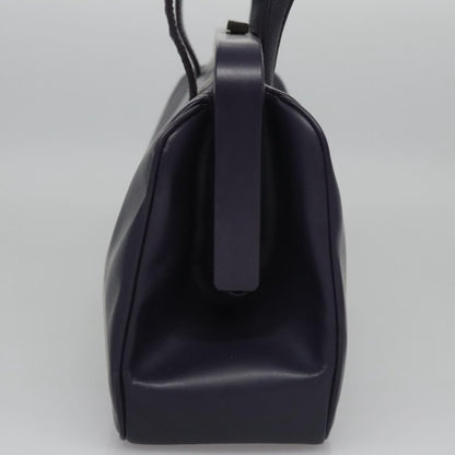 Prada Vintage Handbag Leather, PURPLE, LEATHER, Handbag