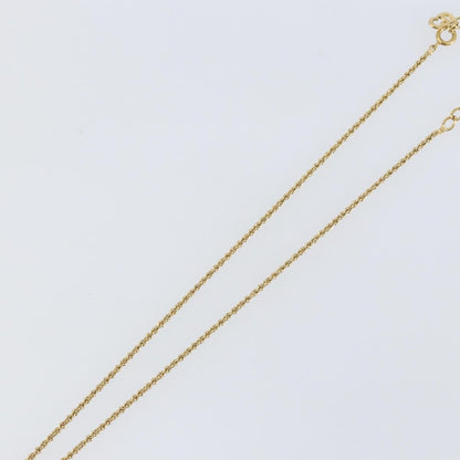 Christian Dior Vintage Logo Round Pendant Necklace Metal, GOLD, METAL, Necklace
