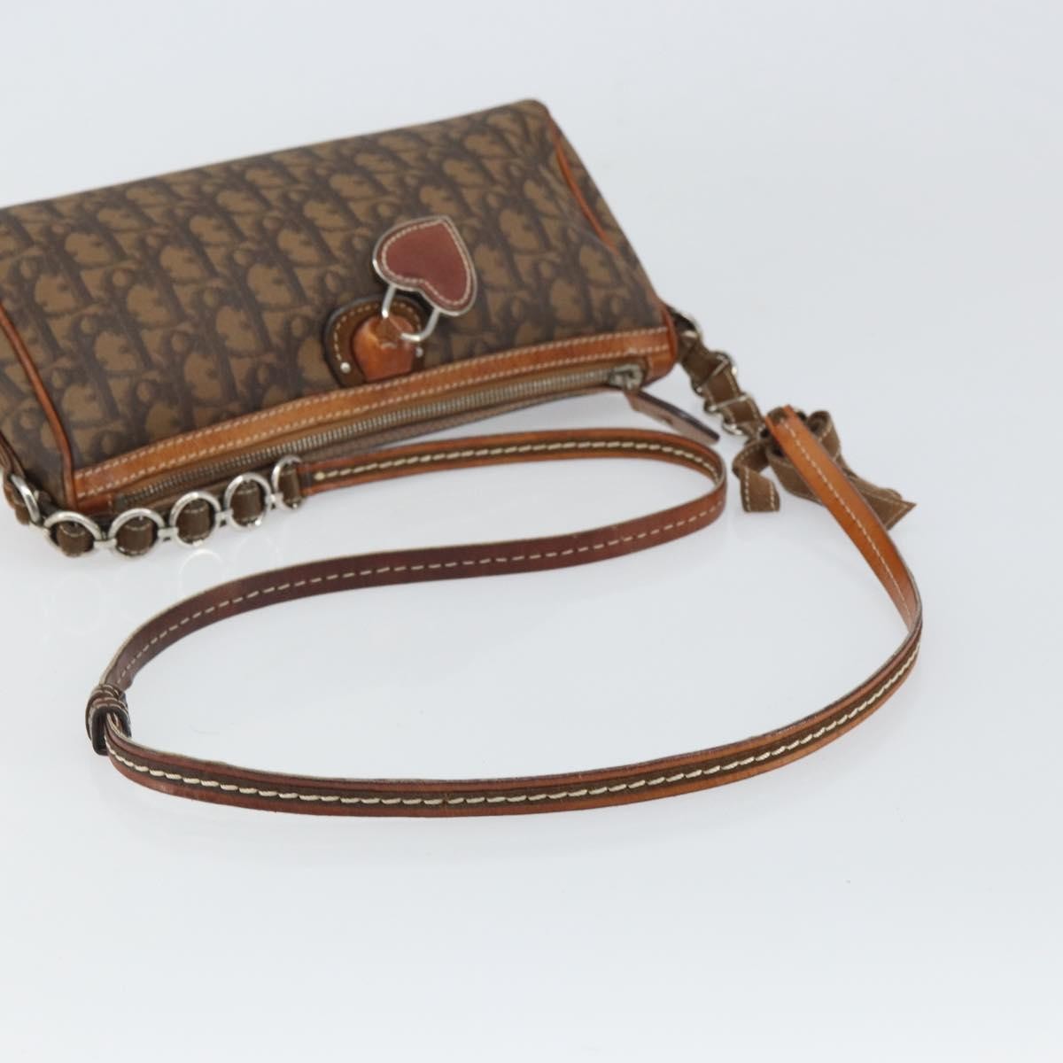 Christian Dior Trotter shoulder bag Canvas, BROWN, PVC, Shoulder bag