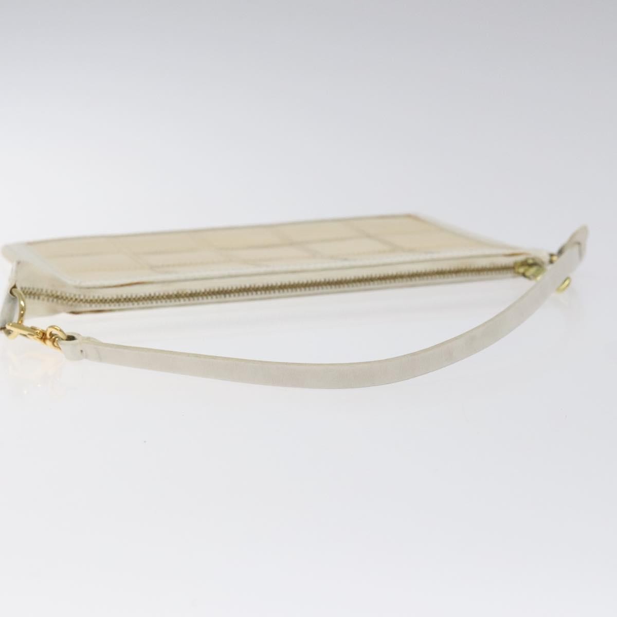 Louis Vuitton Delmonico Pochette Stretch Epi Leather, Beige, Leather, Clutch