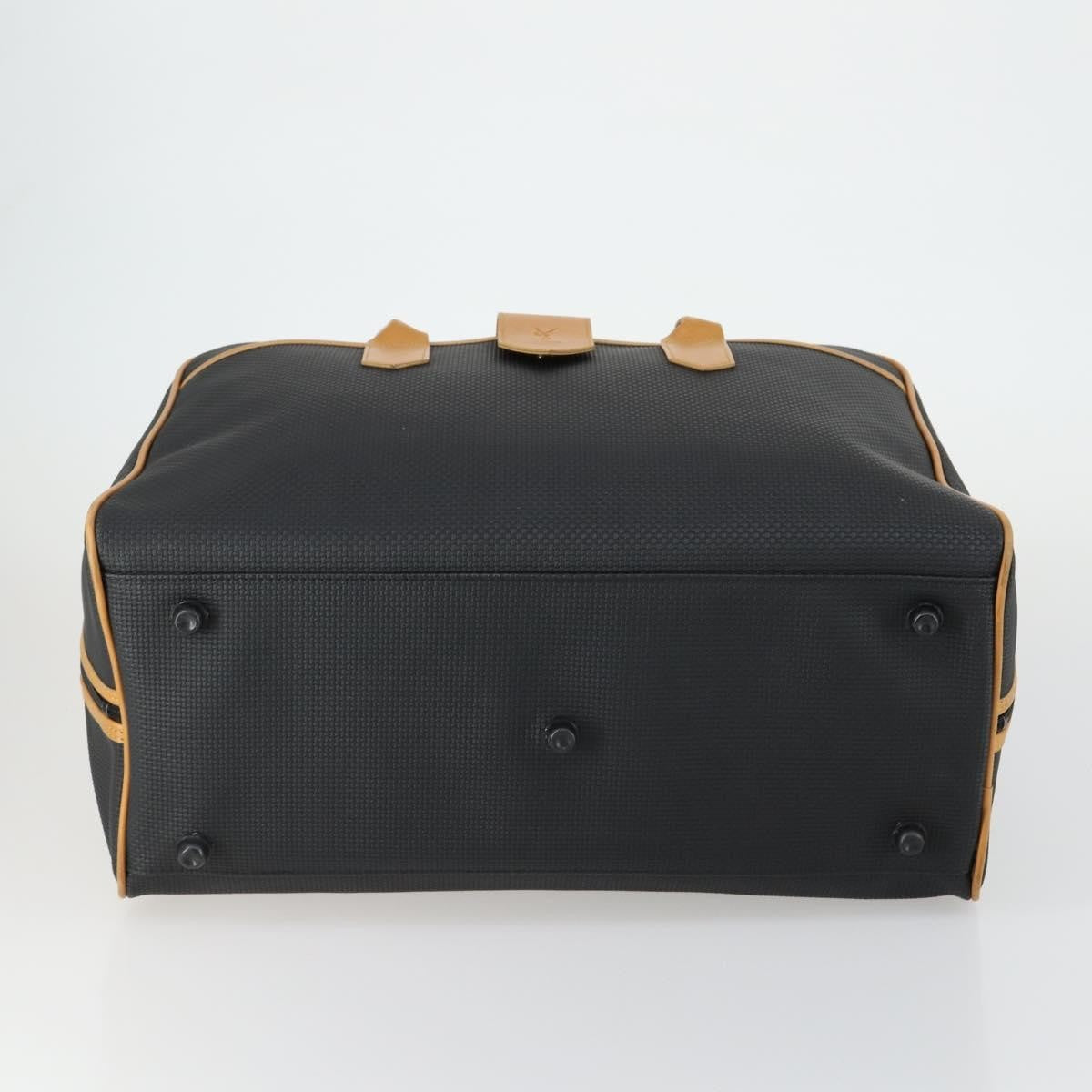 Saint Laurent Vintage Boston PVC Leather, BLACK, PVC, Travel bag