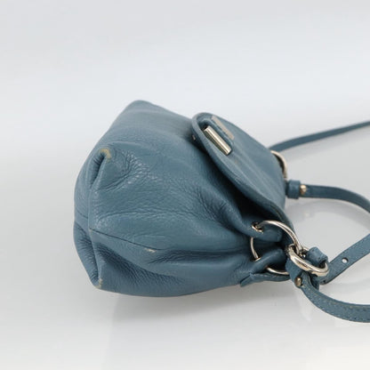 Chloe Lily Handbag Leather, Blue, Leather, Handbag
