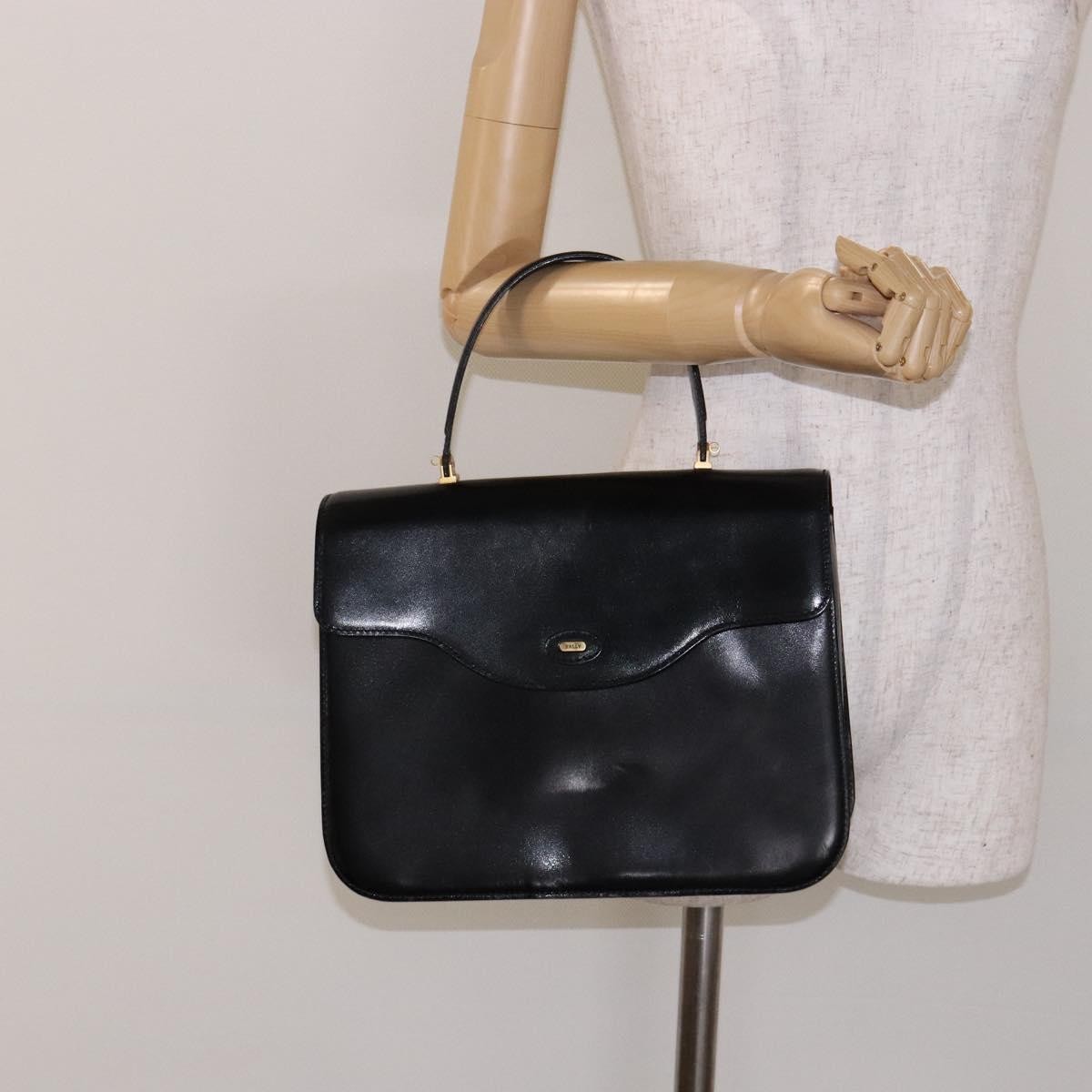 Bally Handbag Leather, BLACK, LEATHER, Handbag